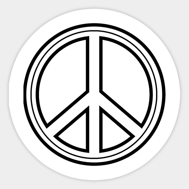 PEACE Sticker by camojeda89@gmail.com